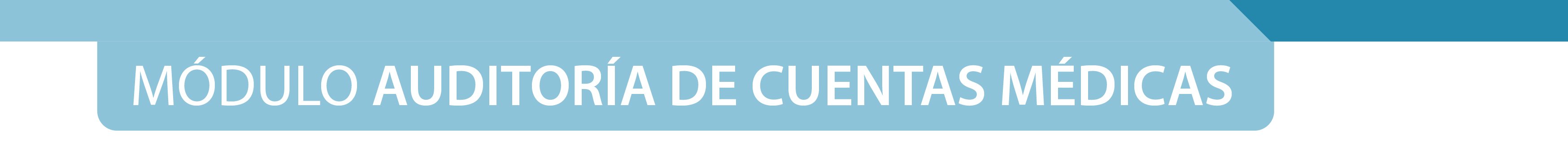 Módulo - Auditoría de Cuentas Médicas